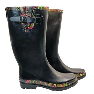 Sakroots Waterproof Rain Boot The Sak Stable Mud‎ Womens Size Eight